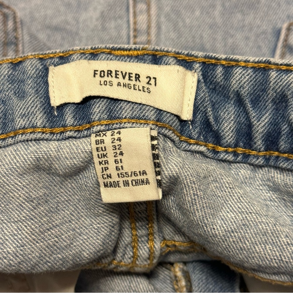 Forever 21 Distressed Denim Skirt‎ 24 - Picture 3 of 3